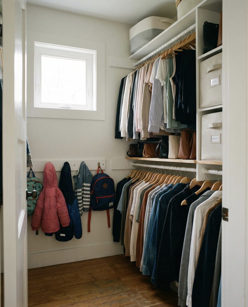 closet-organization-and-sorting-of-clothes-and-accessories